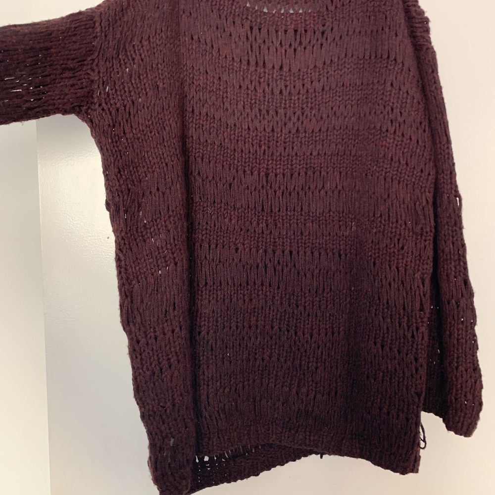 VINCE. Oversized Woven Sweater